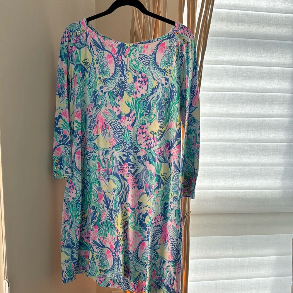 Lilly Pulitzer three-quarter sleeve Sophie dress size XL.